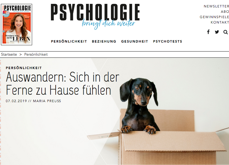 Interview aus der PSYCHOLOGIE bringt dich weiter